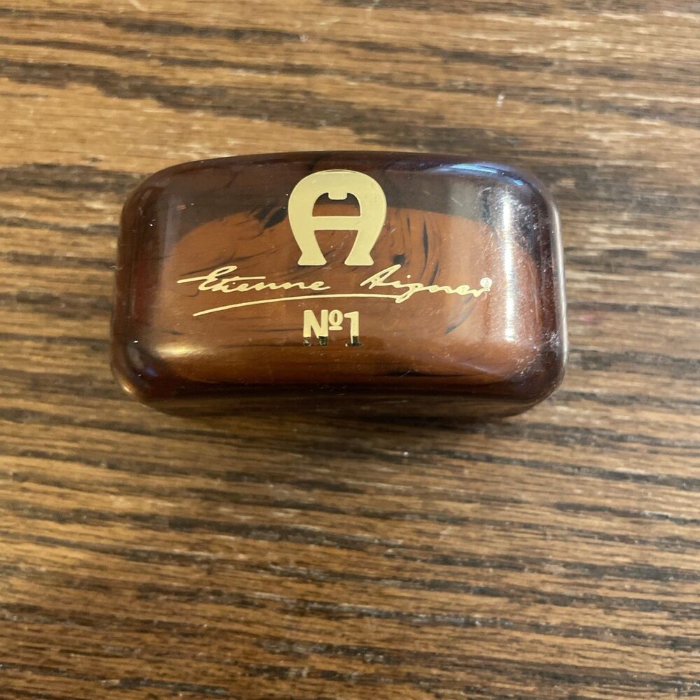 Etienne Aigner No 1 Bar Soap Travel Case Men's VINTAGE HTF New